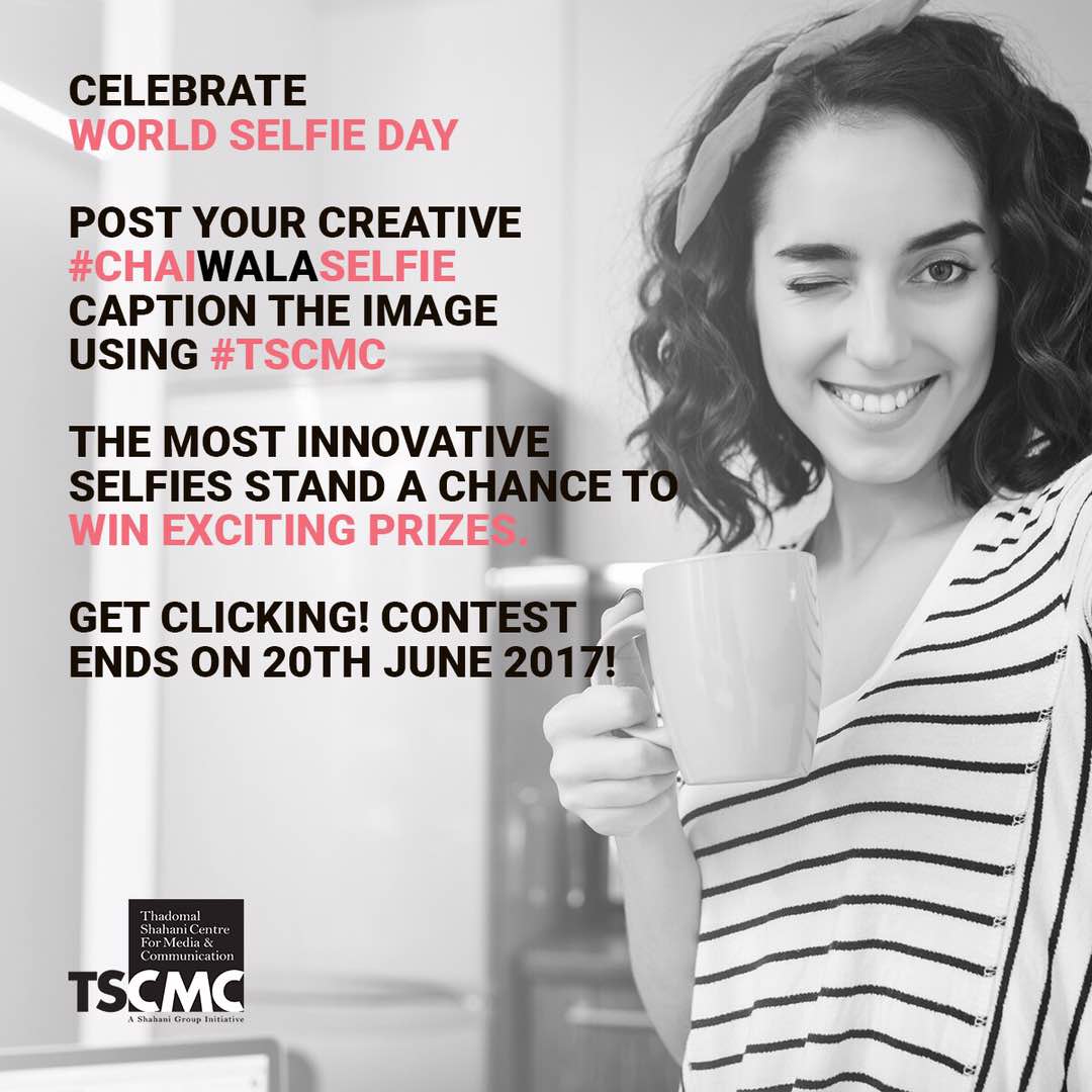 tscmc_speaks's tweet photo. Is your #ChaiWalaSelfie creative? Take a #ChaiWalaSelfie & caption using #TSCMC to win prizes! Winners to be declared on June 21! https://t.co/q2CqC3Tn3C