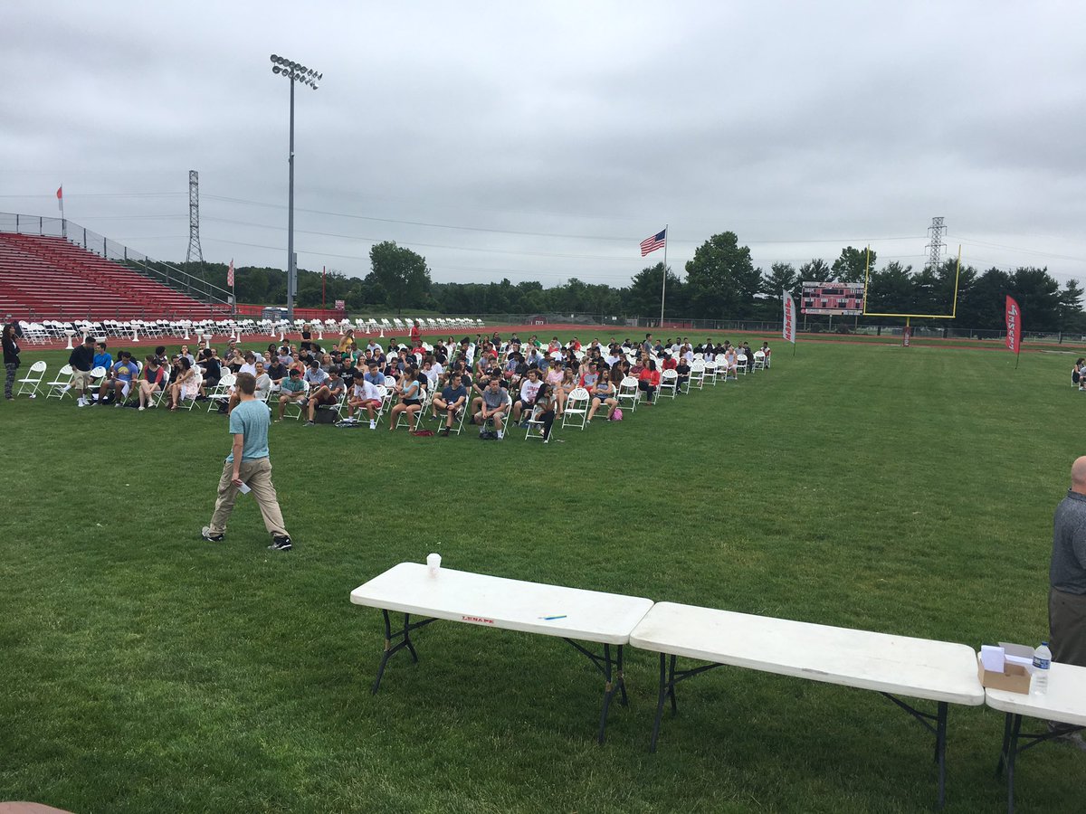 Lenape Class of 2017 prepares for the BIG night in our stadium. Graduation is scheduled to begin at 6pm with the students entering at 5:45pm