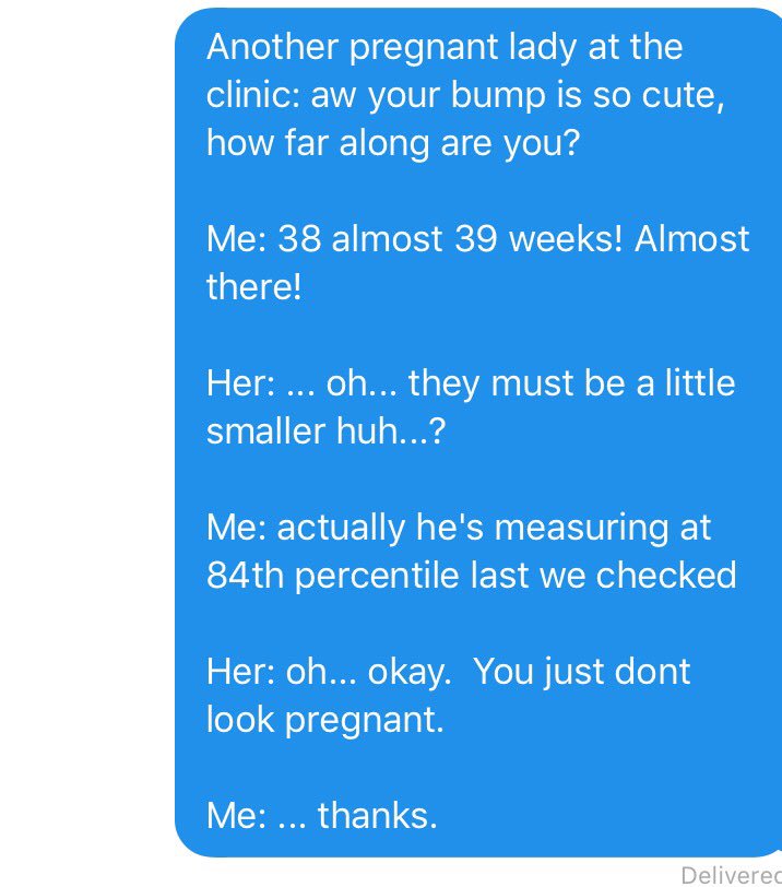 walsh_beth's tweet photo. Things that happen in the waiting room: I apparently dont look pregnant enough https://t.co/sKCWpYN90O