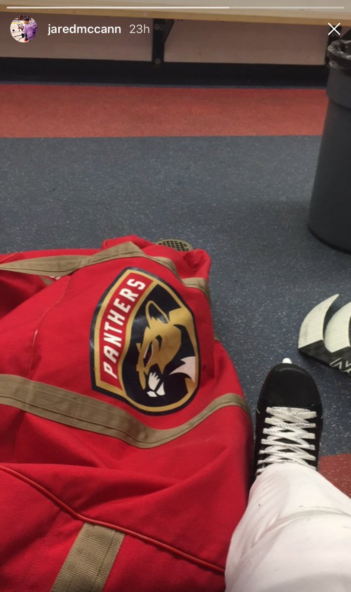 .@jaredmccann19's getting ready for hockey to return... 😼🏒🔜 https://t.co/vIaTmjl0Ey