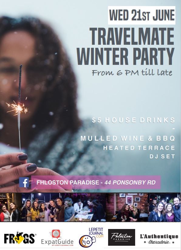 RDV Mercredi prochain pour la TravelMateParty #6 ! Venez partager vos expériences et bons plans 😉  buff.ly/2sx8ZPf <a href="/LPJAuckland/">Lepetitjournal Auckland</a>