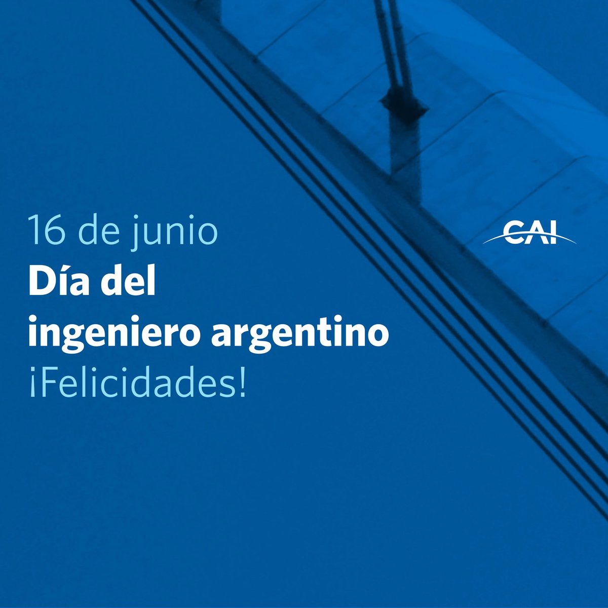 CaIngenieros's tweet photo. En el #DiaDelIngeniero, el CAI les desea lo mejor a todos nuestros colegas. ¡Feliz día! 👷👩 https://t.co/POSscezeat