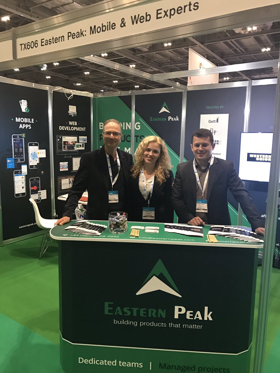 Thanks for visiting us at <a href="/TechXLR8/">TechXLR8 Asia</a> in #London. Get in touch to discuss your next project: easternpeak.com