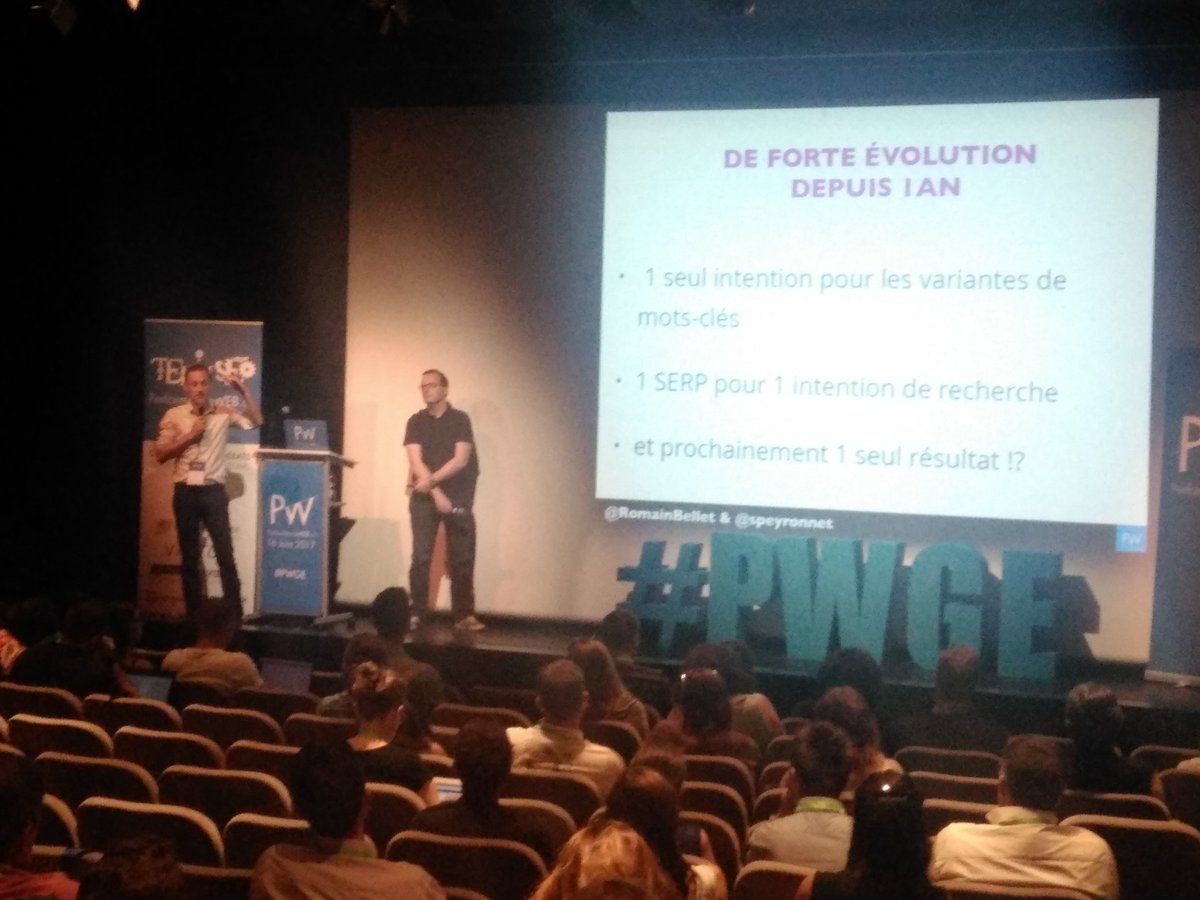 Les intentions de recherches <a href="/RomainBellet/">Romain BELLET</a> et <a href="/speyronnet/">Sylvain Peyronnet</a>  au #PWGE