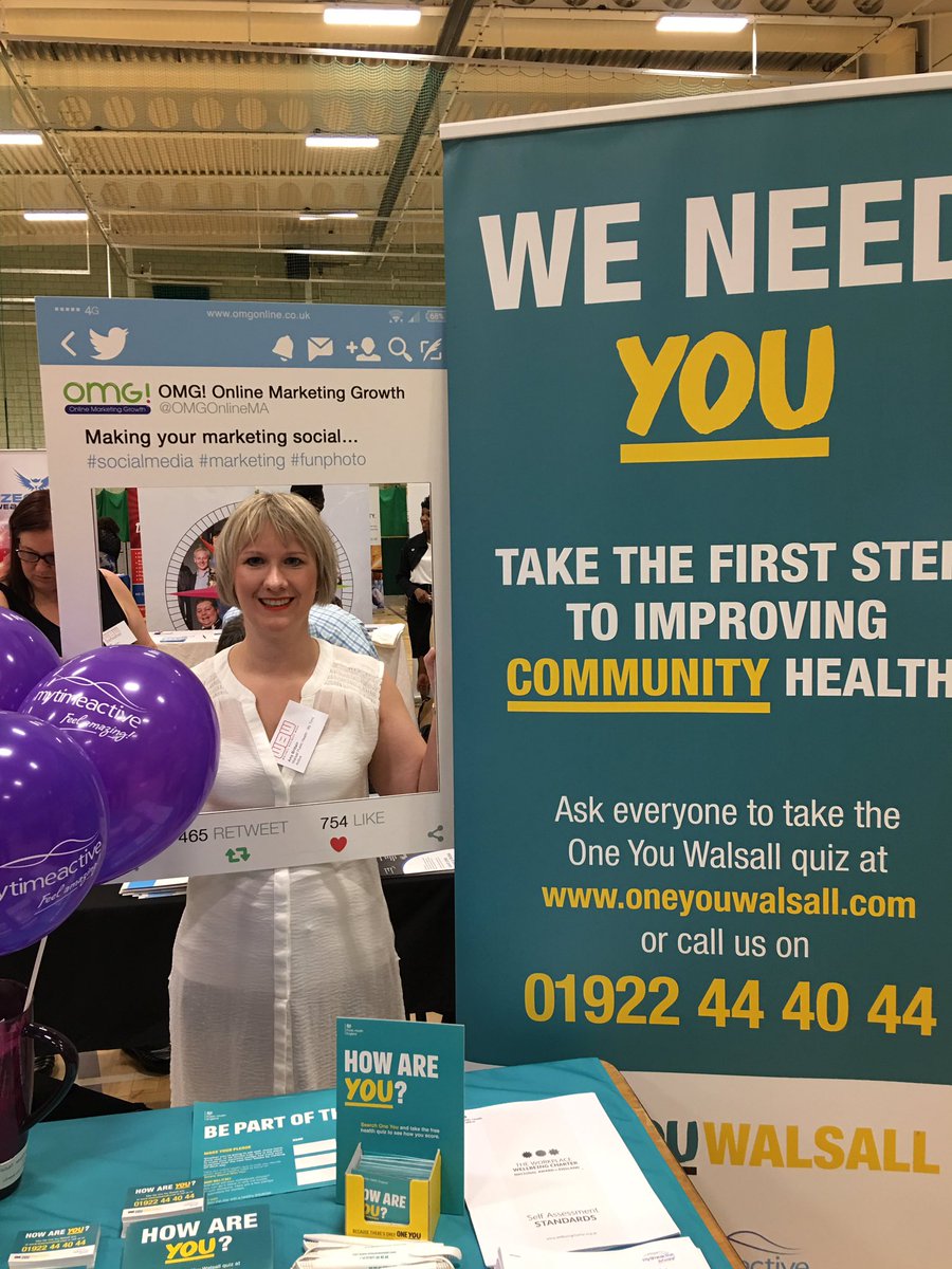 OMGOptimal's tweet photo. Making great connections here at #WalsallBusinessWeek #NetworkingExpo &amp; @oneyouwalsall https://t.co/J6JunkaT25