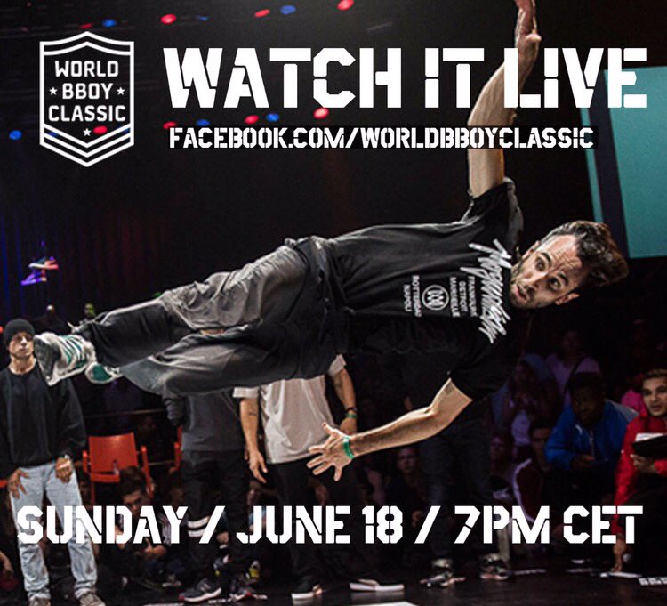 bboyclassics's tweet image. Watch it #live on sunday june 18 7PM CET on our #Facebook page