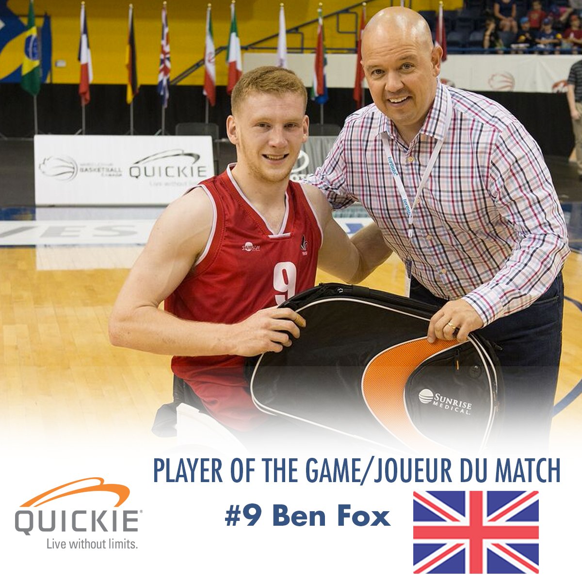 WCBballCanada's tweet photo. .@Quickiewheels Player of the Game for GBR 🇬🇧 v TUR🇹🇷️ #2017u23wwbc https://t.co/vov5plE9fZ