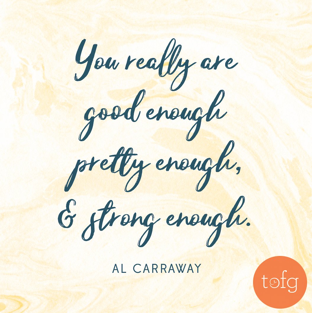 TOFGLive's tweet photo. Who else needed this @22AlFox quote today? 🙋 https://t.co/taucgdSt89