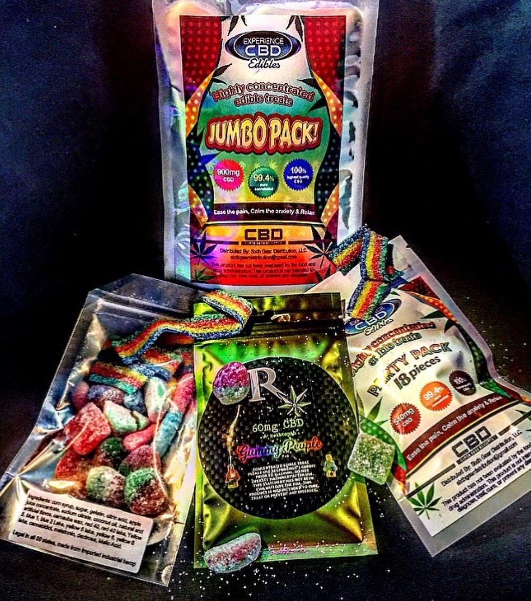 CBD highly concentrated edible gummies!