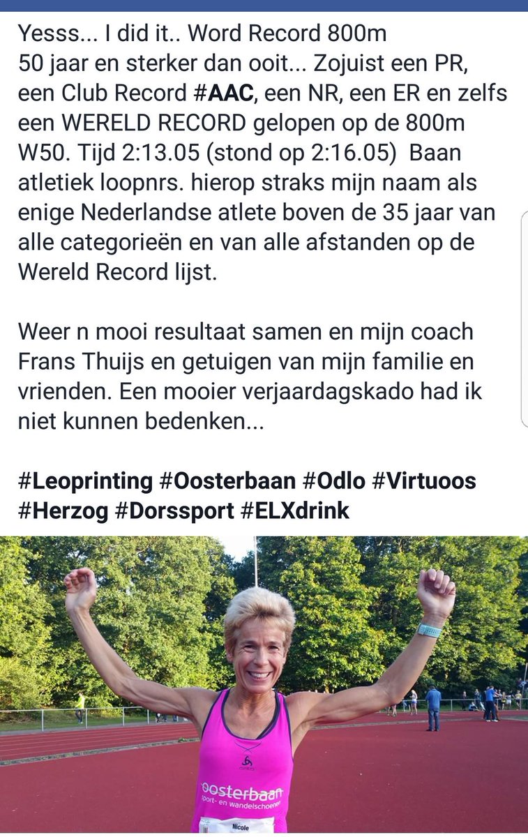 Super prestatie van Nicole <a href="/TeamThuijs/">Team Thuijs</a> !!