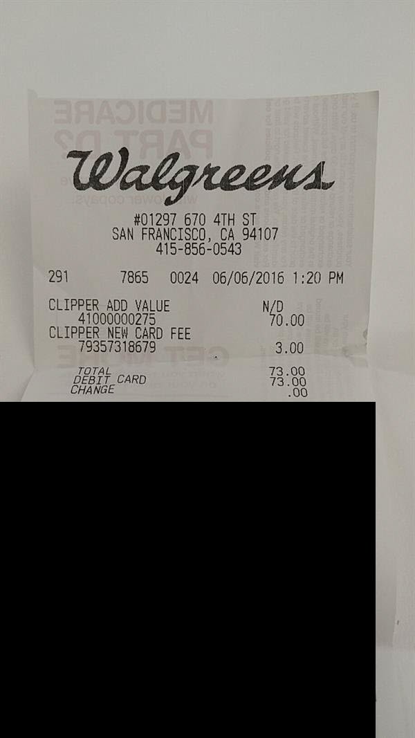 walgreens clipper card add value