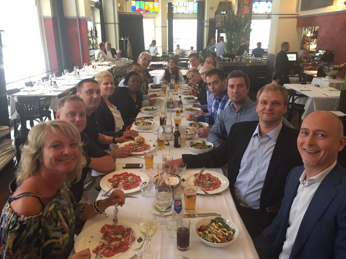 LeanSixSigmaUK's tweet photo. Dinner with international partners in Rotterdam! https://t.co/Sk2aTmydkm
