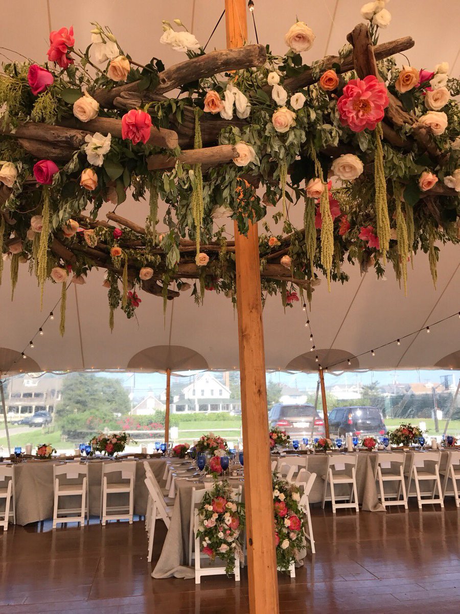 SociaLifeEvents's tweet photo. When your tent has a #flowercrown 🌸🌺The #prettiest thing we've ever seen
#fayeandrenee #sperrytentsnj https://t.co/2QxGX0hCAL