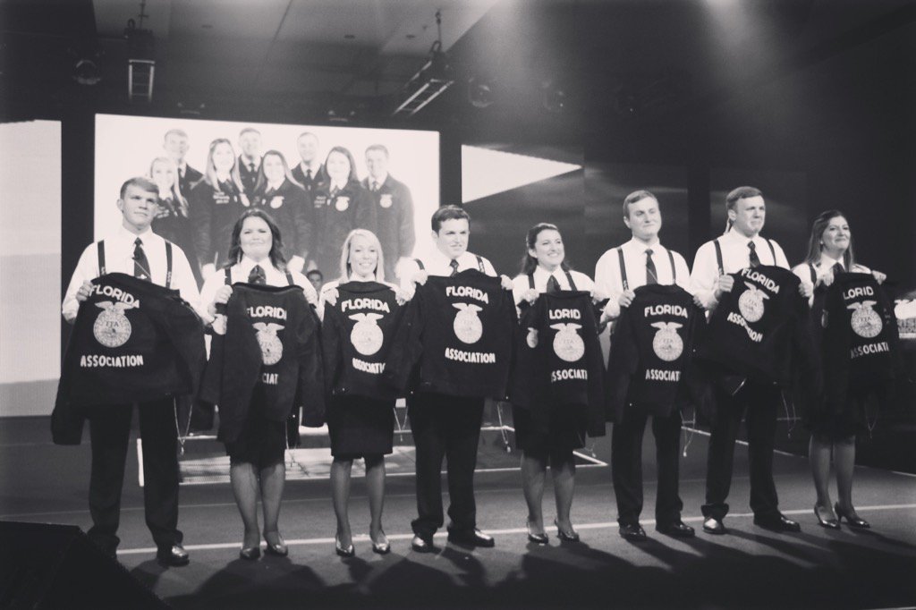 floridaffa's tweet photo. Florida FFA, for the final time, your 2016-2017 State Officer team. #RiseAbove https://t.co/R8dtwFWRxH