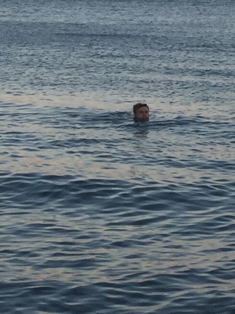 <a href="/plboekhout/">Payton Boekhout</a> just a typical day swimming in the Sea of Galilee.