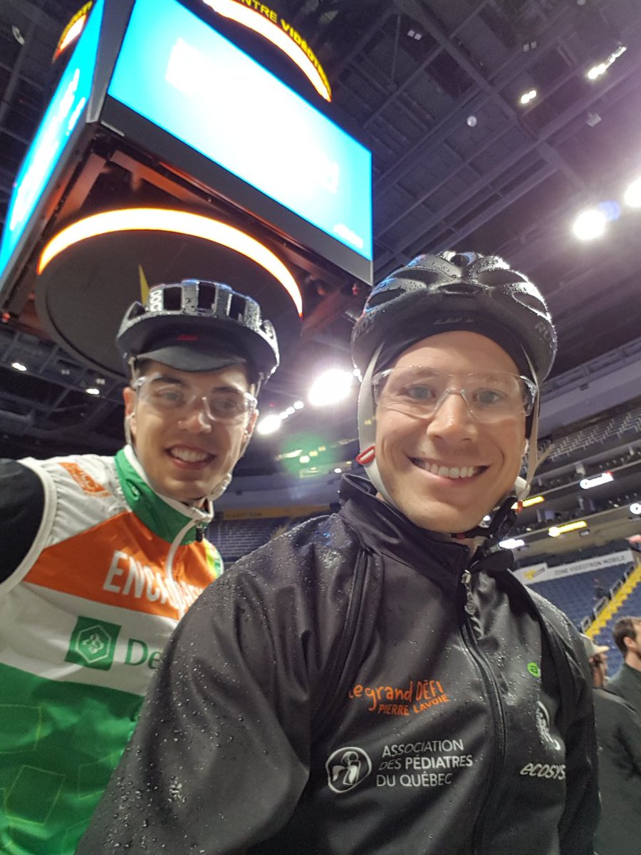 EcosystemQC's tweet photo. #GDPL J2 : Pluie entre Qc et 3-Rivières. On a eu froid, on est détrempés, mais on continue de sourire ! 355 km parcourus sur les #1000km https://t.co/ksEMcClDFo