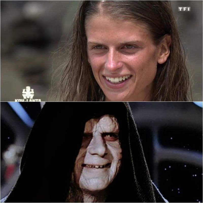 SoldatRebelleFR's tweet photo. Faites attention, l'Empereur est de retour 😱
#KohLanta #StarWars https://t.co/TK65cxUtrW