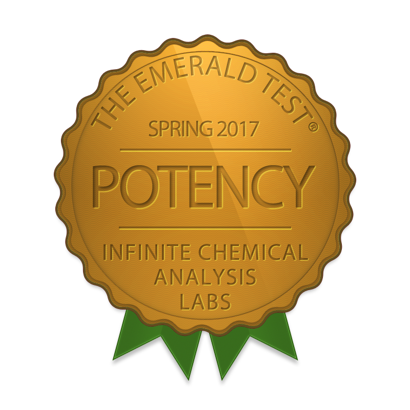 InfiniteCALabs's tweet photo. Received our Emerald Test results for potency, Infinite Chemical Analysis Labs passed with flying colors! WooHoo! #THCPotency #Winning https://t.co/FU6zuaRRuS