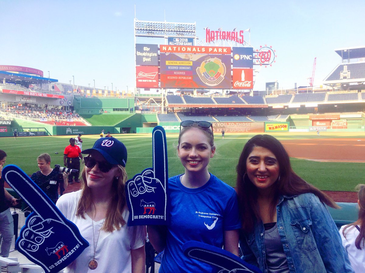 laura_carolyn's tweet photo. democrats won the ball game and that's what counts ⚾️ #CBG2017 https://t.co/AaRtWt3TGY @zrjaved @Emily_Longtin https://t.co/LvbL0V9Loi