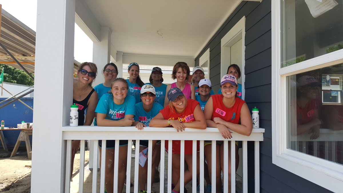 Well done She Power Painters 
Outside painting and trim -- done