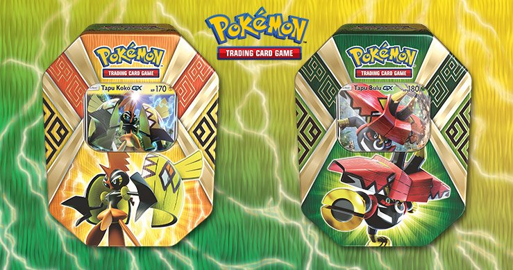 Pokemon TCG Tapu Koko GX Tin