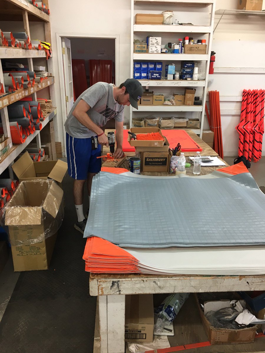 signssafetyinc's tweet photo. Some photos from the Headquarters in Big Flats, NY today, we have the traffic safety products you need ON SALE NOW folks!!! #FridayFeeling https://t.co/cLnkjI5KrC