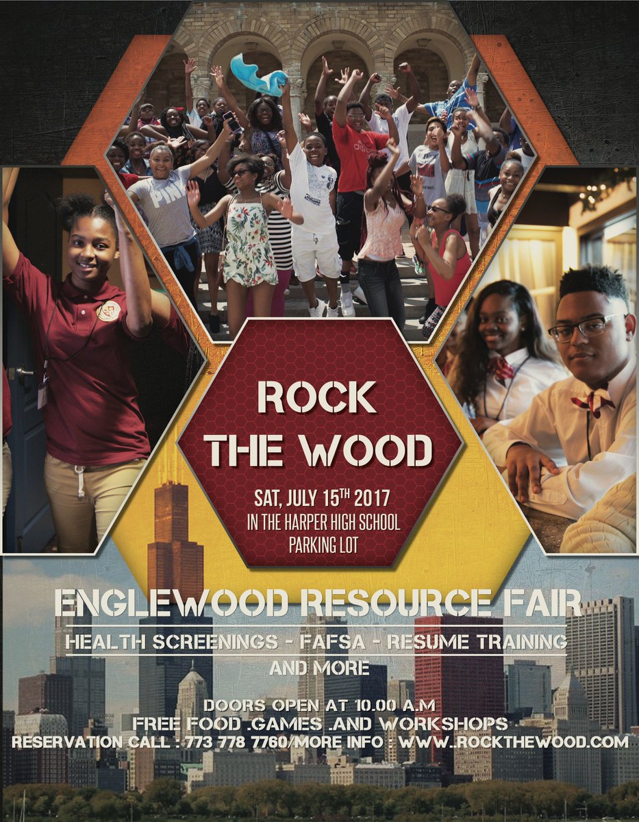 deonte_chosen1's tweet photo. The world is changed by examples, not opinions! Help us make this the biggest resource fair of the summer. Help us Rock The Wood this summer https://t.co/8VjlGJsico