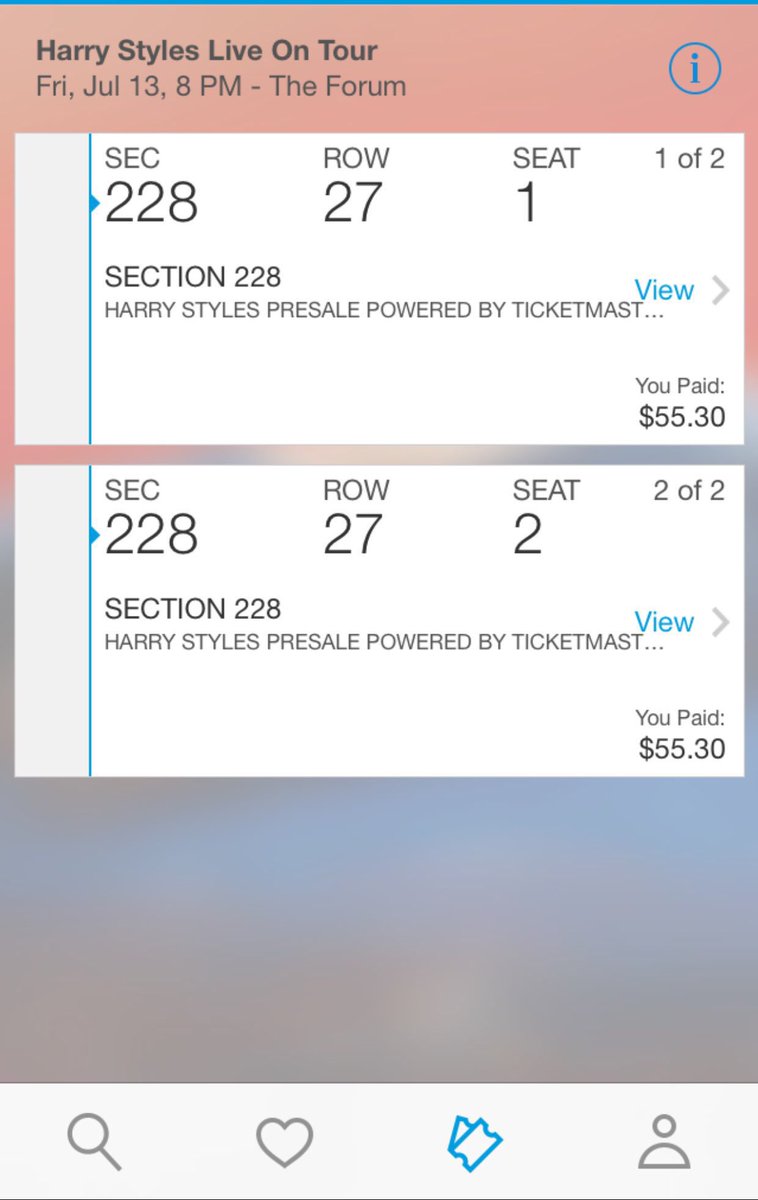 hsloteras's tweet photo. my friend is selling two Harry tickets for the forum dm me if you're interested https://t.co/56zbawbe70