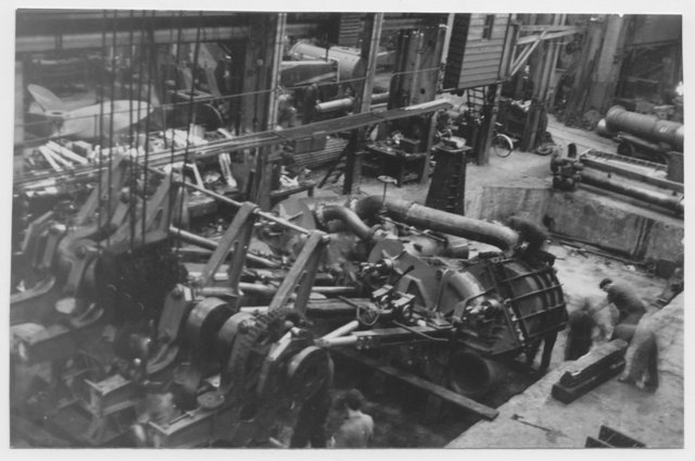 @PS_Waverley #70thanniversary Waverley engines under construction at Rankin & Blackmores 1946/47 #inverclydeshipbuilding #inverclyde