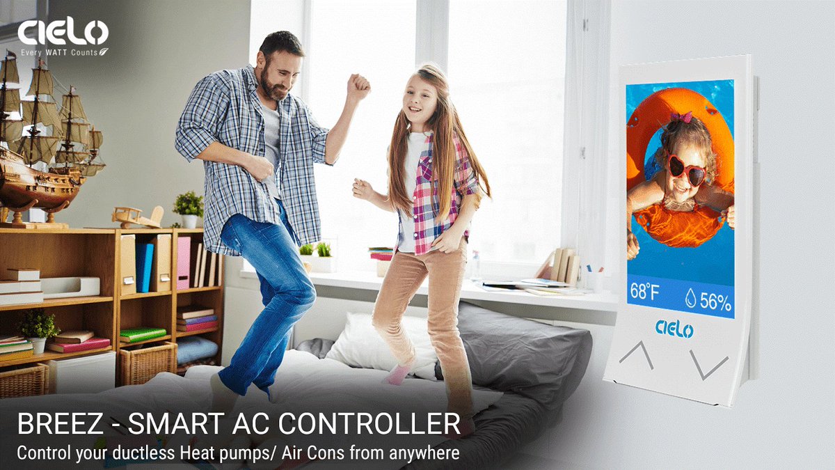 CieloWigle's tweet photo. Enjoy your summers like never before.
Get #Breeze for ultimate convenience.
#SmartController #HVAC #DuctlessSystem https://t.co/27JWxnFsPj