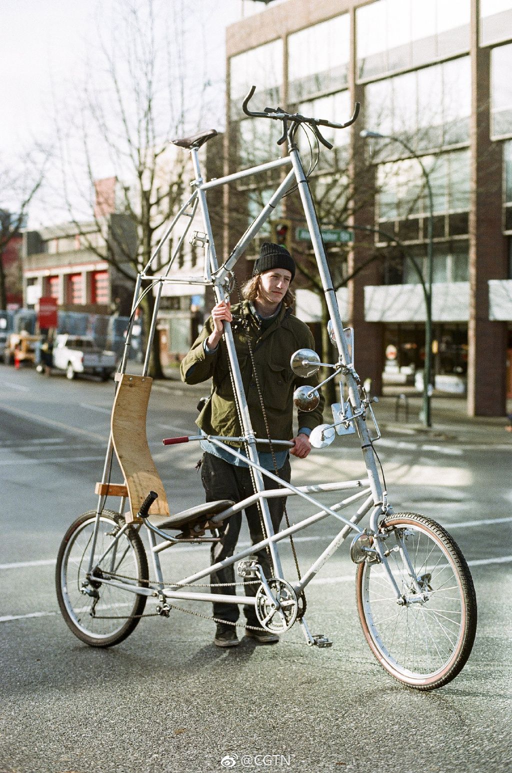 Double decker bicycle discount