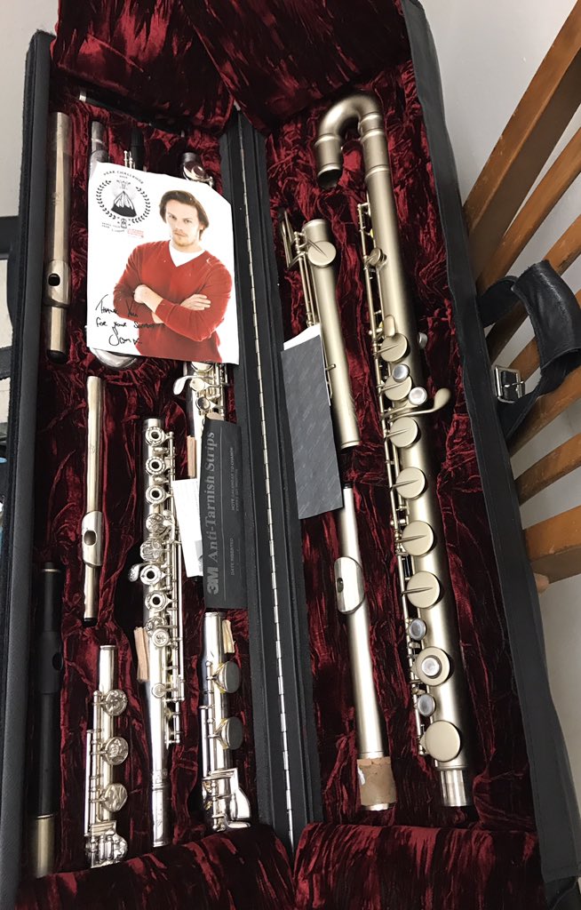 flutist_kim's tweet photo. @Bloodwise_Scots @Evaaa85 #MPCSam has been in my flute case since the first year in 2015. He always sparks a question when I open it up. That's a good thing? https://t.co/TTIF8EQe9Q
