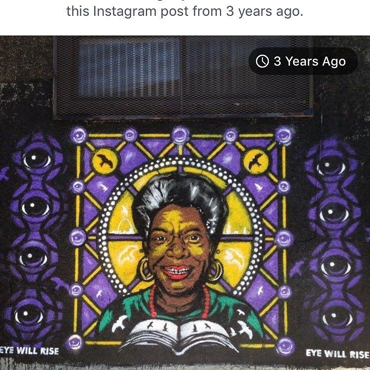 PeatEyez's tweet photo. Painted this tribute to St. Louis wordsmith 3 years ago @wellingcourtmuralproject in Queens. #mayaAngelou #eyeWill… https://t.co/z38HFGv1jU https://t.co/Tvan9fGgK9