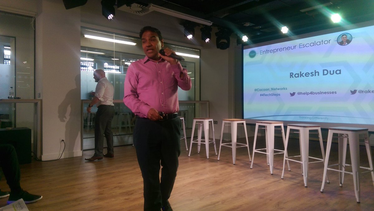 help4businesses's tweet photo. @rakeshduauk talking entrepreneur escalators @LDNTechWeek #4techsteps #Londontechweek #tech https://t.co/divX4rMoRo