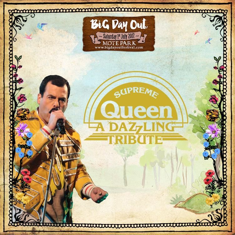 BigDayOutUK's tweet photo. Supreme Queen will be covering all the greatest hits from one of the biggest bands in the history of Rock at Big Day Out this July! https://t.co/n6vRbskKkt