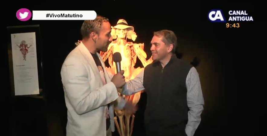 MatutinoXpress's tweet photo. En la #NotaExpress con Bambuchia visitamos la exposición Body Worlds Guatemala  #VivoMatutino https://t.co/z6GdfgGQ5O https://t.co/CQxE00h6VH