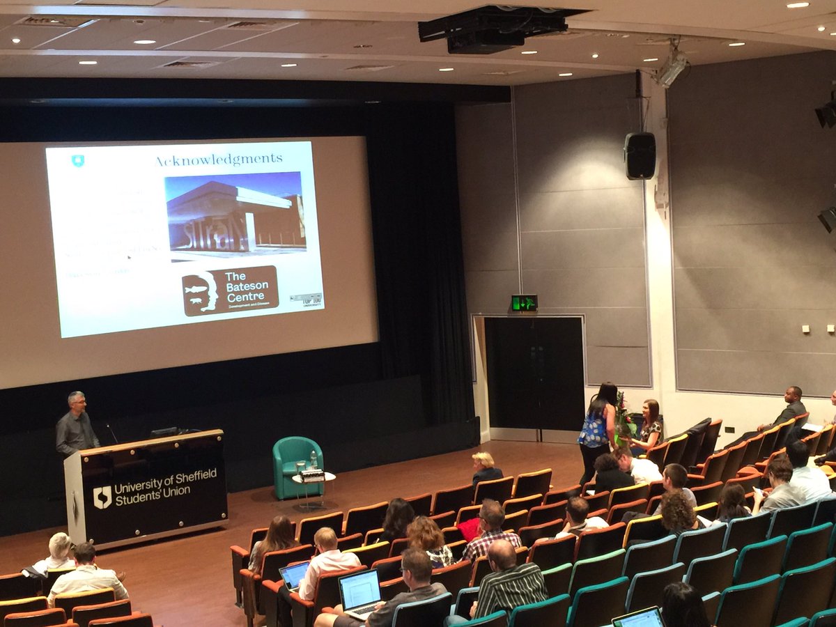 ProfAllieG's tweet photo. Big THANKS to @dept_onc_met Laura Williams for her excellent organising of this year's @UoS_SRM #SRM2017 👏 https://t.co/ZTDCzbHaJZ