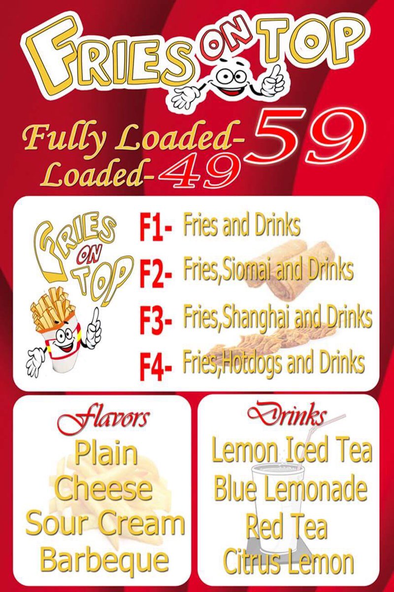 fries_on_top's tweet photo. What do you like most? #FriesOnTop #FriesForever #Fries #FriesandDrinks https://t.co/hBJkAd5dFB