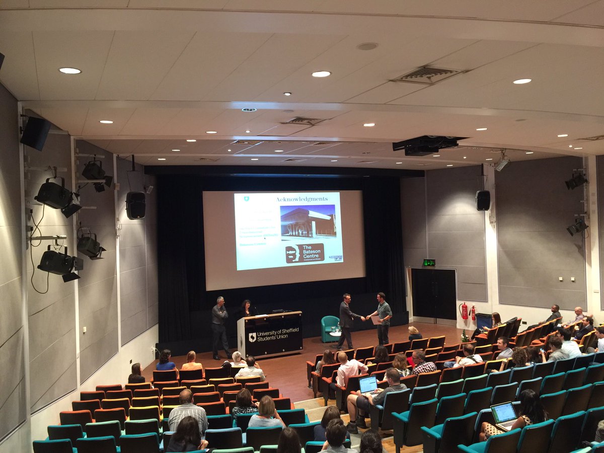 ProfAllieG's tweet photo. Congrats to @dept_onc_met PhD student Lewis Quayle for winning best poster @UoS_SRM #SRM2017 https://t.co/DiQ03fsQt4