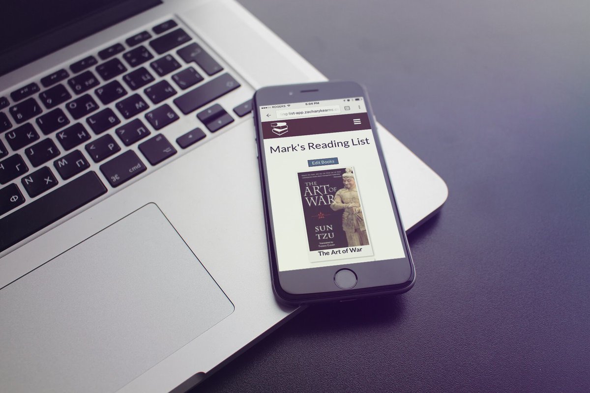 edTechXD's tweet photo. I'm using Zach's Reading App he created in @HumberWDDM using PHP/MySQL + @goodreads API https://t.co/ZkAsu6hIMt 🙌🏽 @CEMediaStudies #HumberCE https://t.co/cgSLXSiXy0