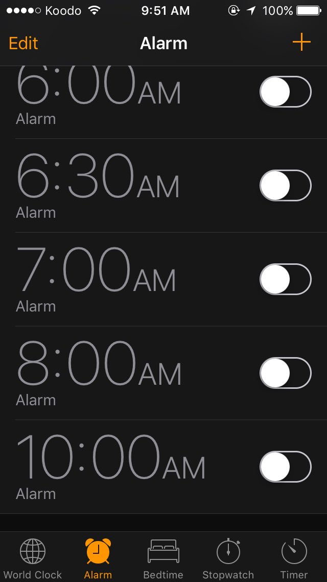 brebourgette's tweet photo. couldn't figure out why my 9:00 alarm didn't go off... guess I was more than a lil tired last night 🙃🙃 https://t.co/cdGDXZd95V