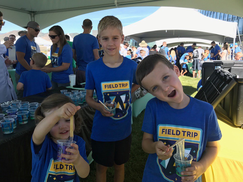 ncfarner's tweet image. #adobelife sliming it up @ #adobefieldday