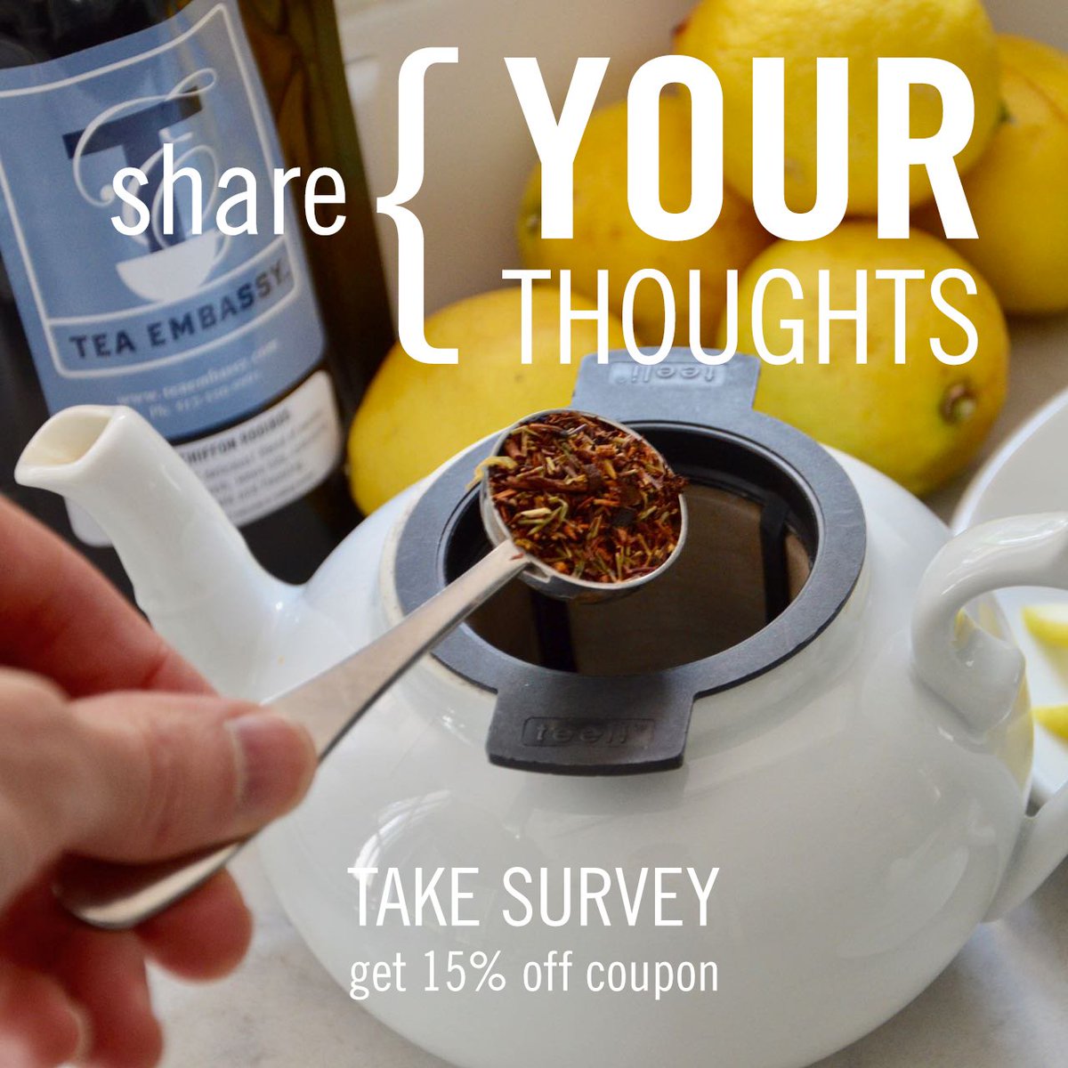 TeaEmbassy's tweet image. Share your thoughts, get 15% off, survey.constantcontact.com/survey/a07ee6x…
