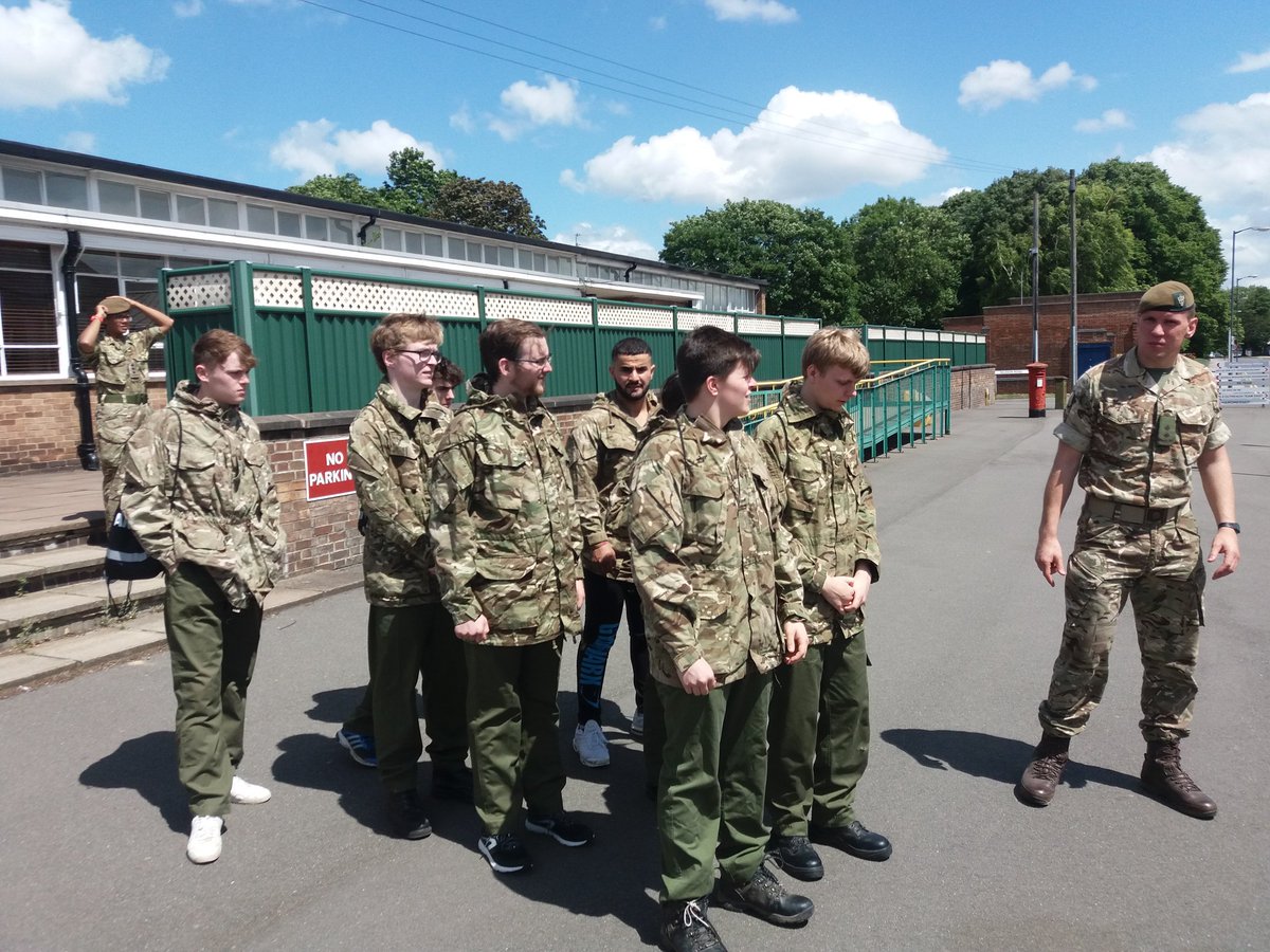 DerbycollegePS's tweet photo. #DC_enrichment @BritishArmy  : a fantastic two days at Chetwynd Barracks #army #DC_trips @armyjobs https://t.co/yNLaifJtrV