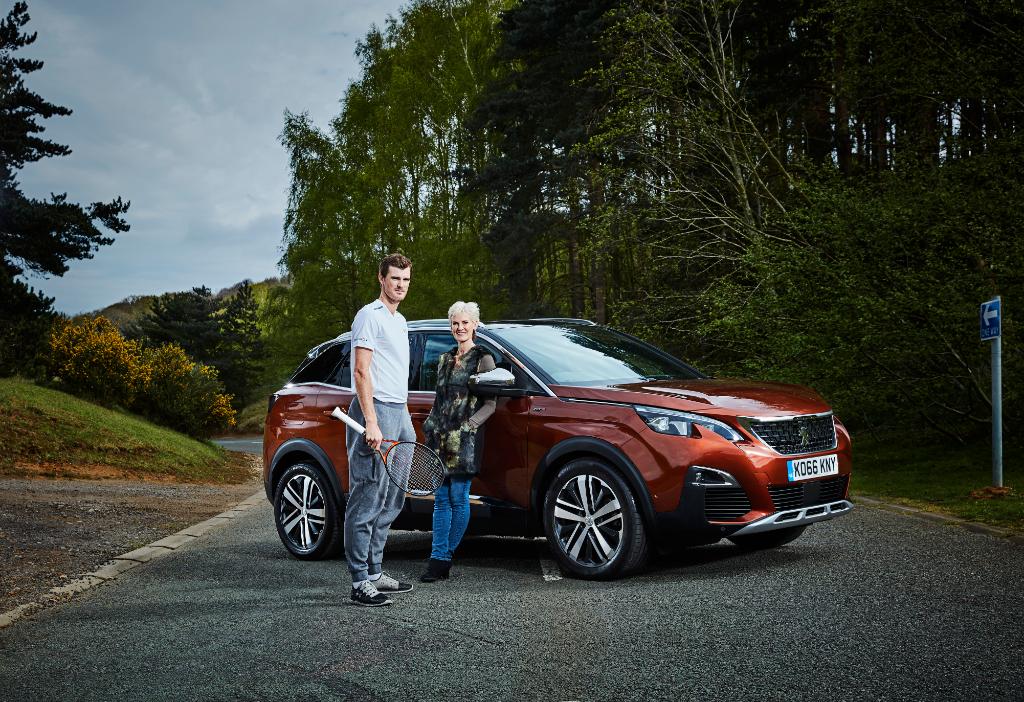 PeugeotUK's tweet photo. Catch @JudyMurray and @jamie_murray driving the all-new #Peugeot3008SUV with @thetimes tomorrow. Stay Tuned! #ExperienceBuiltIn https://t.co/lN8JEJTOPy