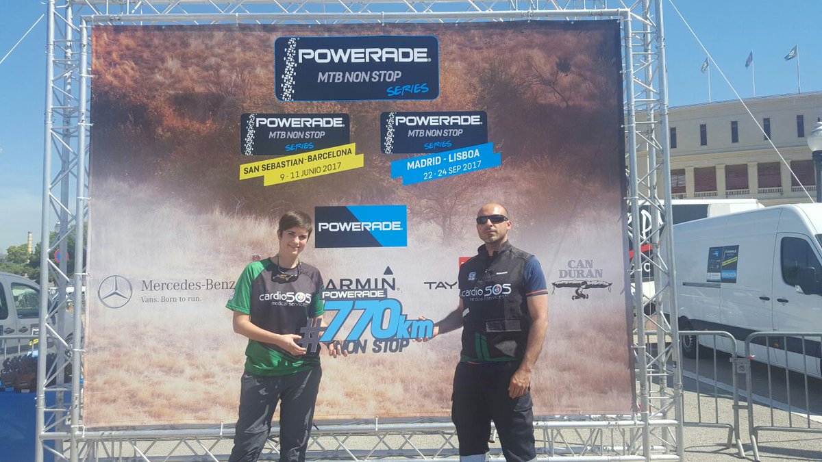 CardiososGP's tweet photo. Hace justo una semana arrancaba la @poweradeseries San Sebastián-BCN. Nosotros ya pensamos en los 770Km de la próxima Madrid-Lisboa. https://t.co/M1XdL7Y8un