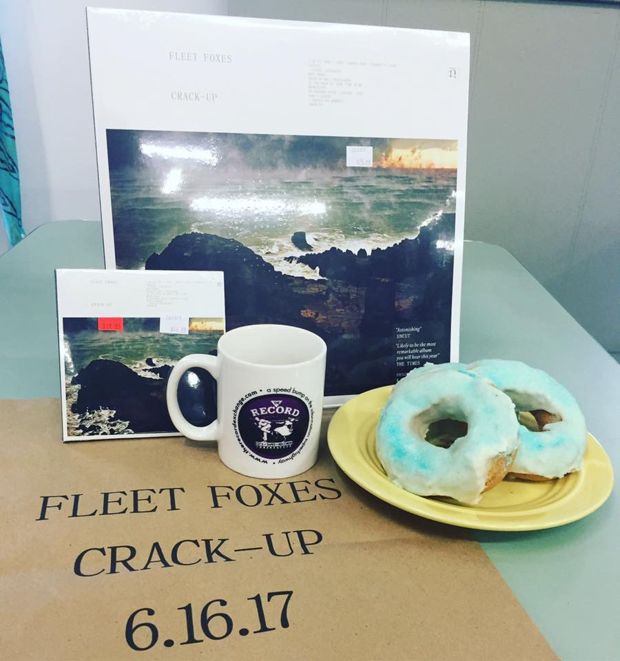 RecordExchange's tweet image. New #FleetFoxes album is here! We&apos;re having an all-day listening party with free @gurudonuts plus giveaways and prizes! #gurudonuts #boise