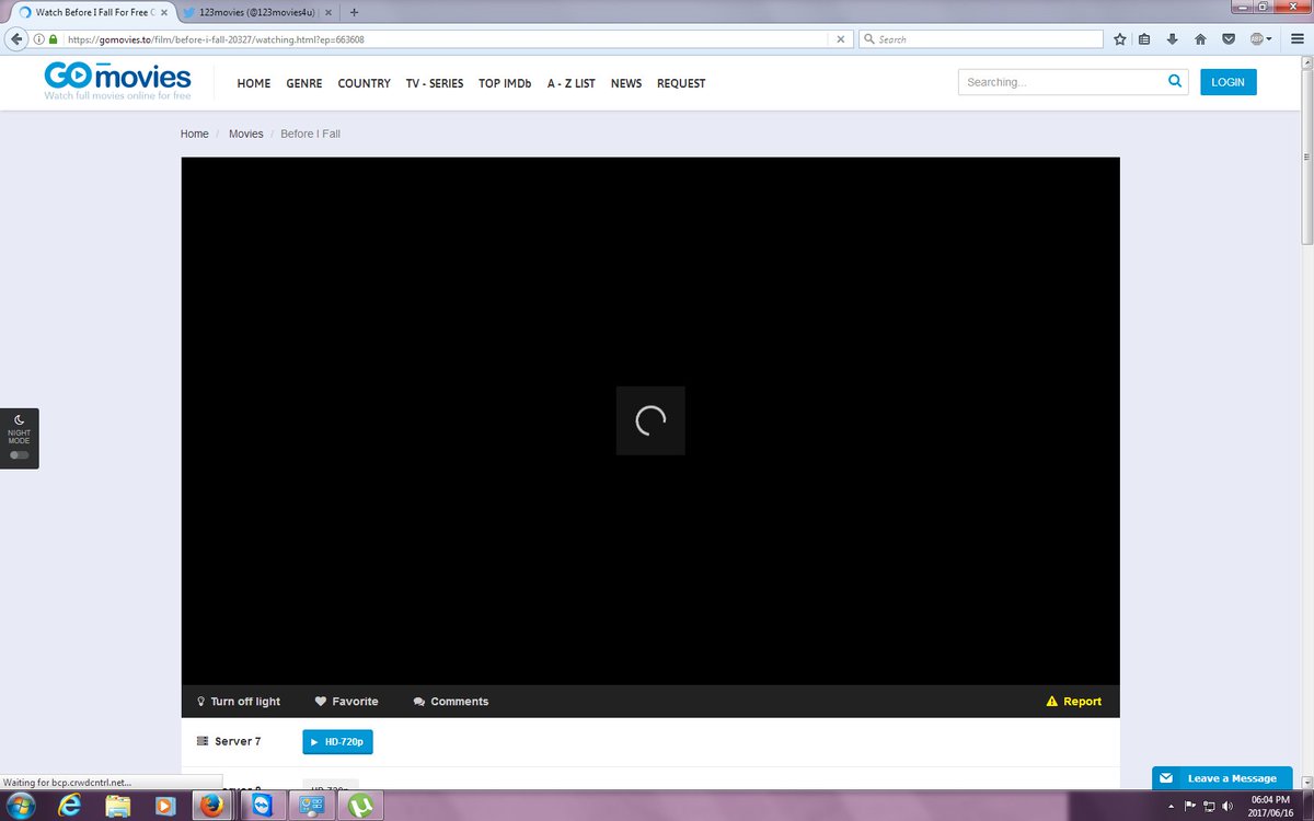TanVinturing's tweet photo. @123movies4u I am not able to stream anything on any of your redirected links for a week now. Please help! It just loads and loads and loads https://t.co/Rtc4IFQlV8