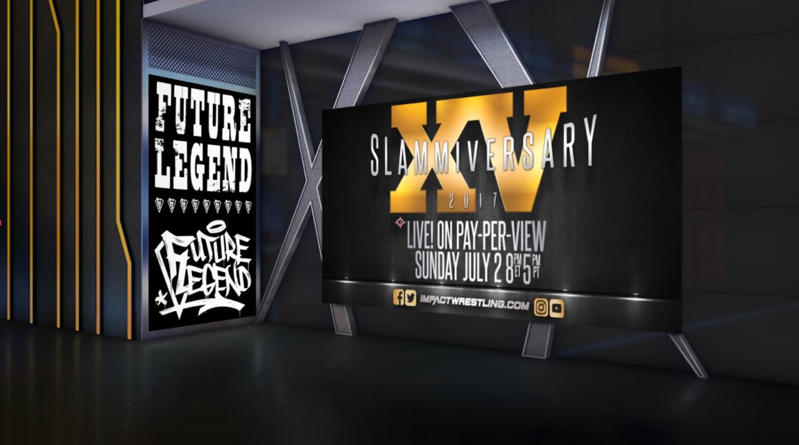ThisIsTNA's tweet photo. 👀 Sneak peek 👀 #Slamm15 Pre-Show Set.  @1FutureLegend https://t.co/T0vpMgeoYV