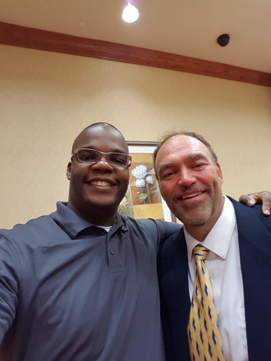 RoyKing1979's tweet photo. Thank you @SteveWoolfSr for your amazing talk today about loving kids &amp; investing in people, not stuff. #mola32 #growingpanthers #isdstrong https://t.co/TIwy7nqkHN